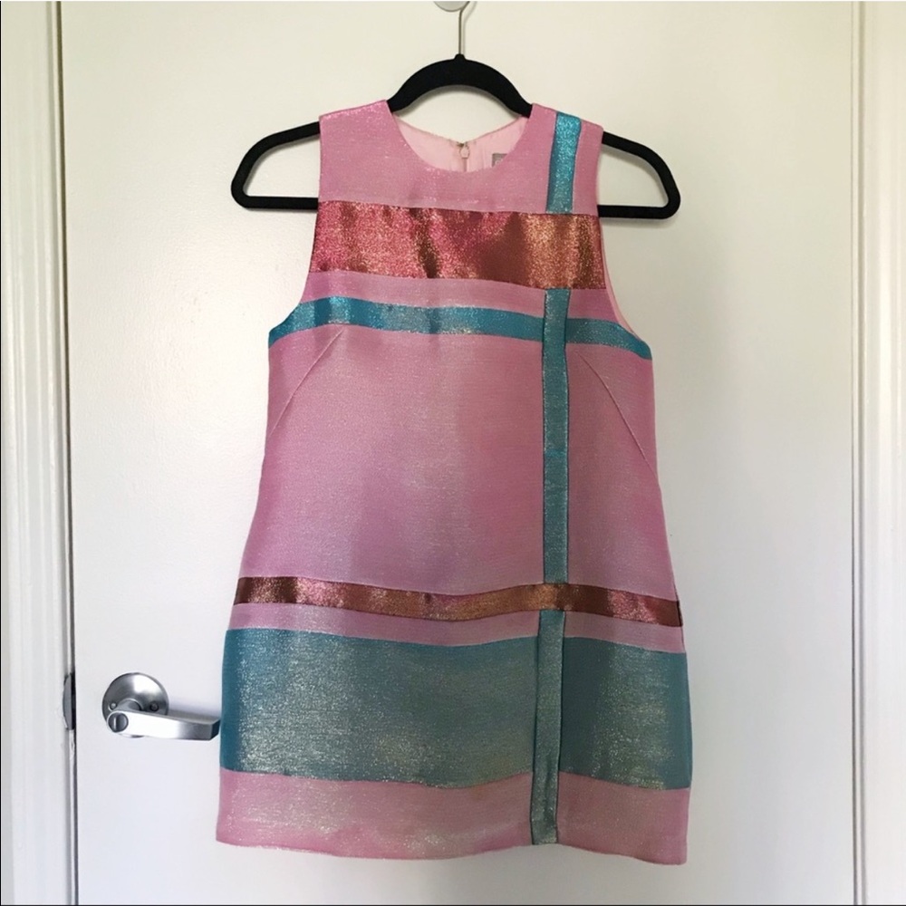 ASOS Pink Metallic Dress